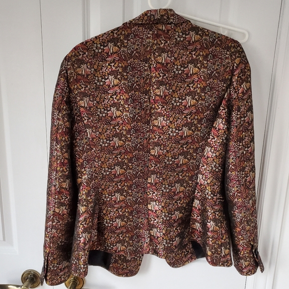 Metallic Floral Zara Blazer - Picture 4 of 6